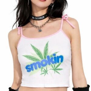 NGORDER Smokin Cropped Tank Top